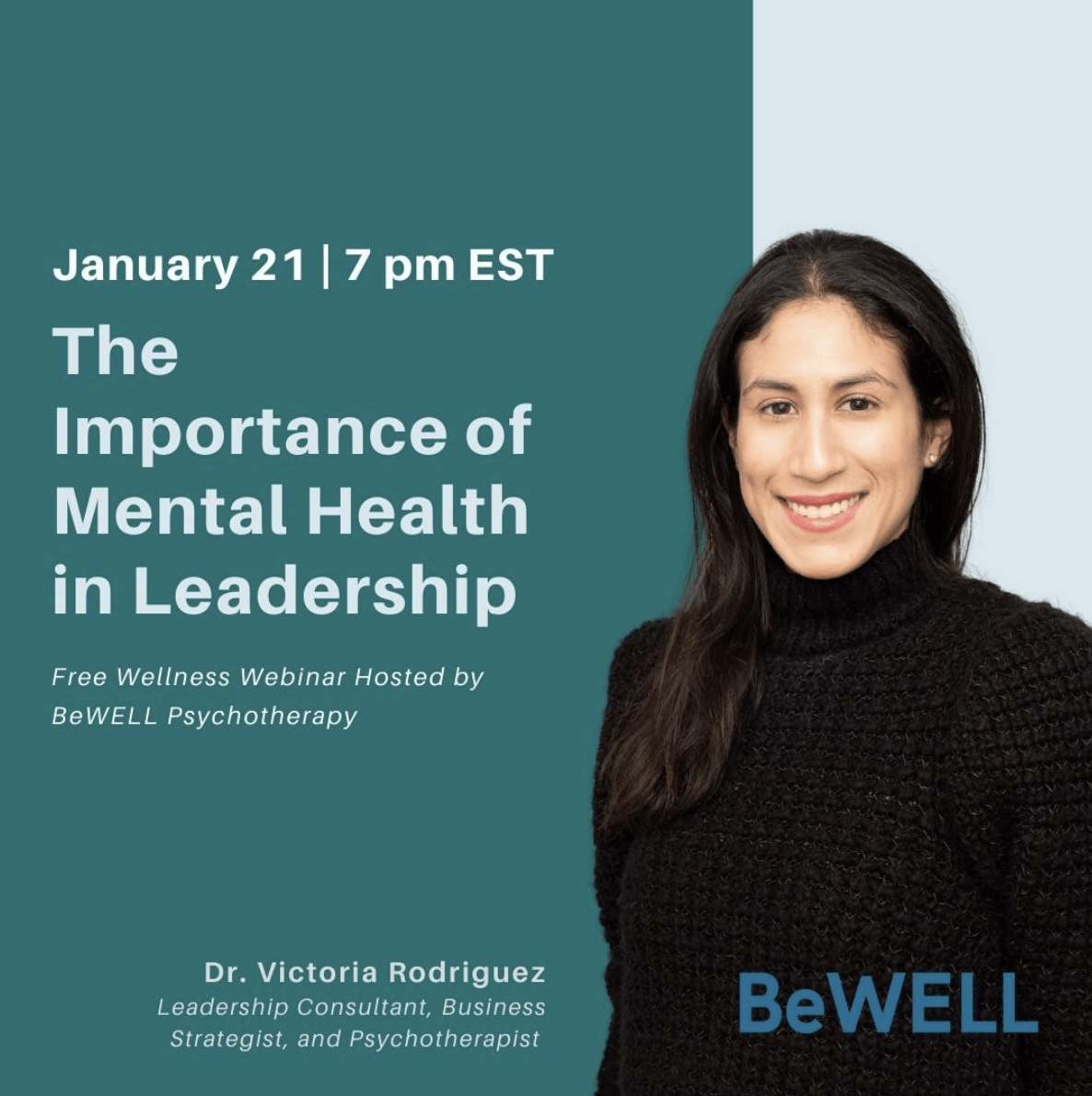 Mental Health in Leadership BeWELL Psychotherapy NYC + NJ